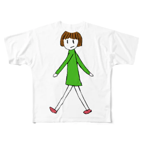 みどりちゃん All-Over Print T-Shirt