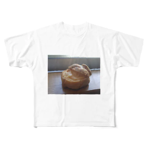 シュークリーム フルグラフィックTシャツ