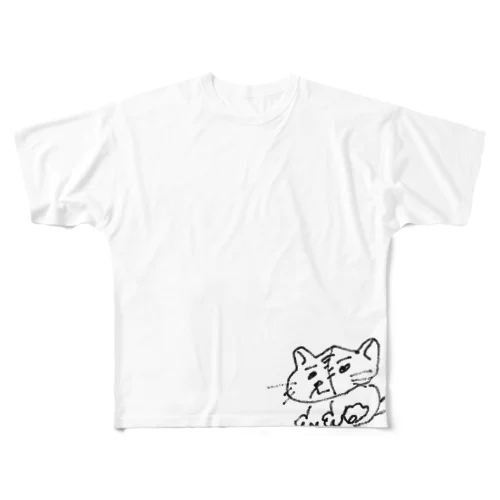 ドラ猫ごんちゃん フルグラフィックTシャツ