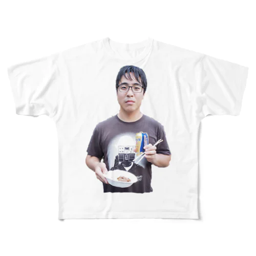 バーベキュー会場の人 All-Over Print T-Shirt