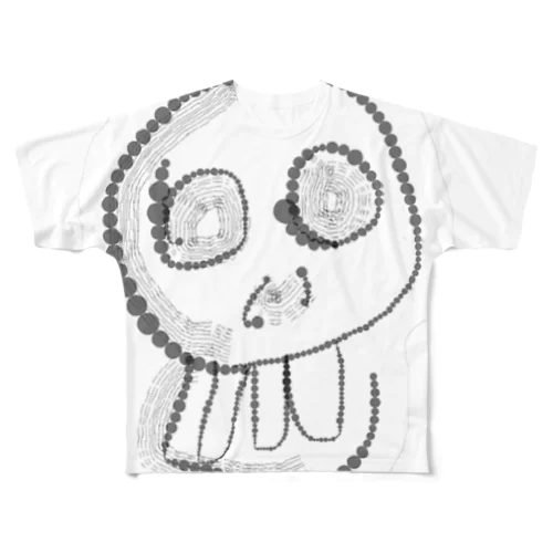 skullちゃん All-Over Print T-Shirt