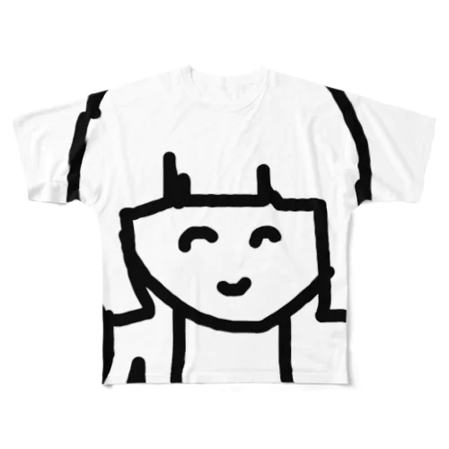 姫カットちゃん All-Over Print T-Shirt