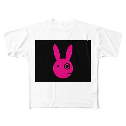 月兎 All-Over Print T-Shirt