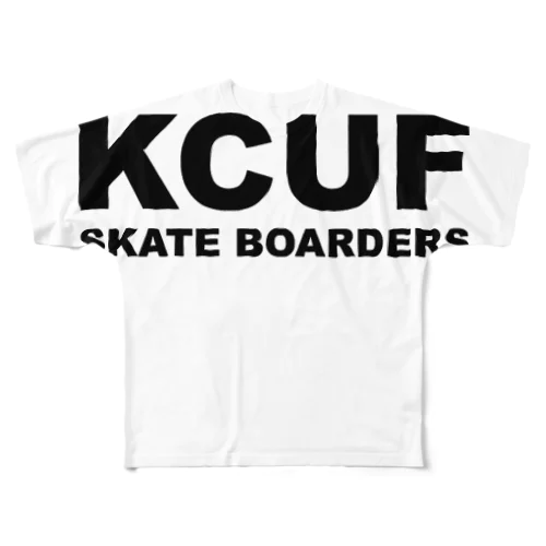 KCUF SKATEBOARDERS All-Over Print T-Shirt