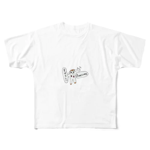 バイリンガル フルグラフィックTシャツ