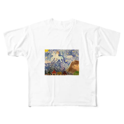 幸せをよぶ少女 All-Over Print T-Shirt