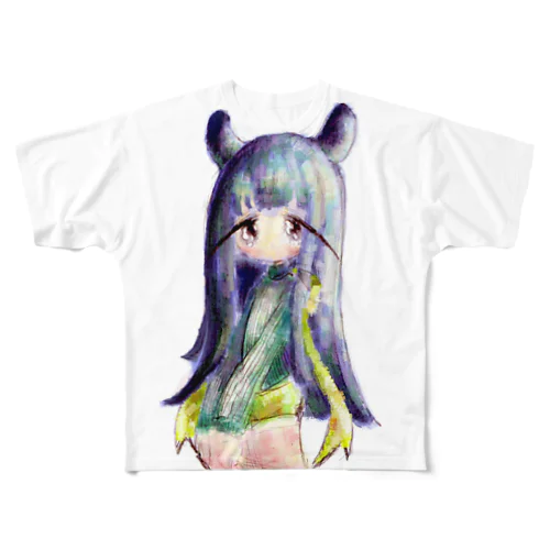 ウミウシもどき フルグラフィックTシャツ