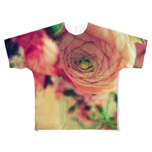 Ranunculus フルグラフィックTシャツ