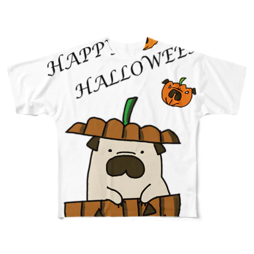 パグハロウィン！ All-Over Print T-Shirt