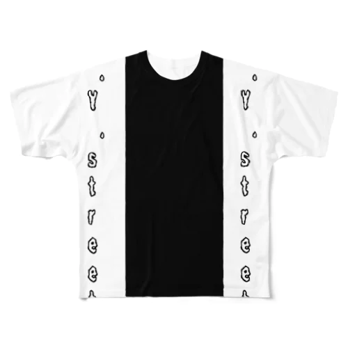 T.Y.street All-Over Print T-Shirt