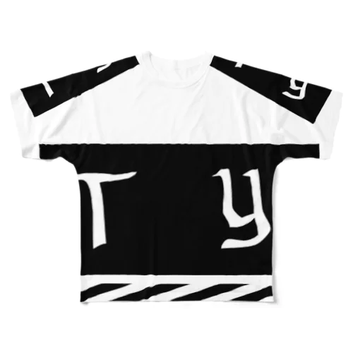 T.Y.street All-Over Print T-Shirt