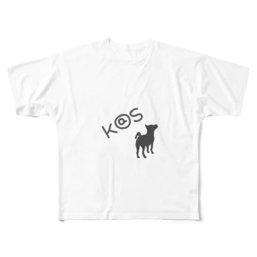 いぬ All-Over Print T-Shirt