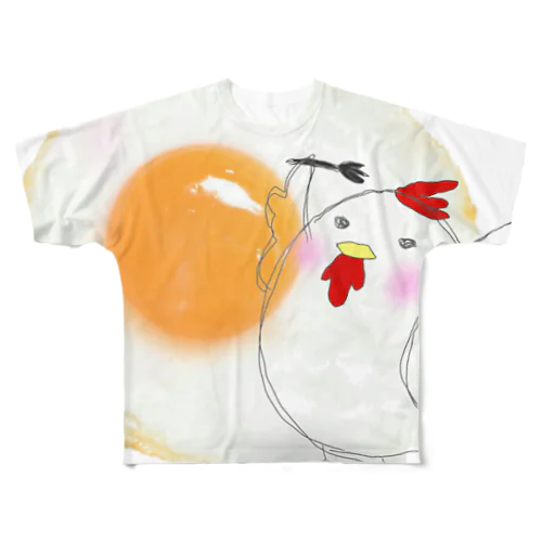 Oyakokko All-Over Print T-Shirt