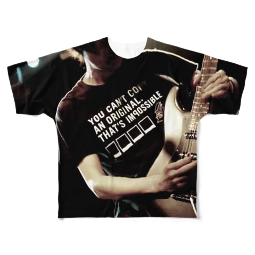 ギタリスト竹中 フルグラフィックTシャツ