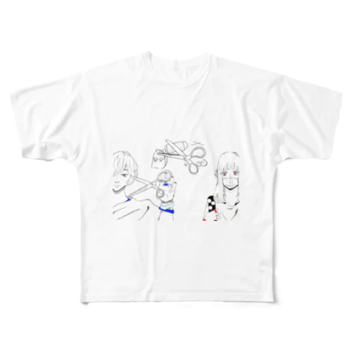 はつくんとのんたん All-Over Print T-Shirt