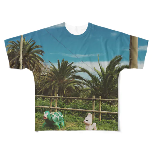 アニマル All-Over Print T-Shirt