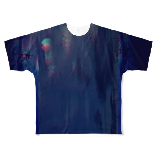 深く深く藍色といっしょに All-Over Print T-Shirt