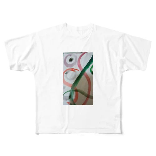 緑の反抗 All-Over Print T-Shirt