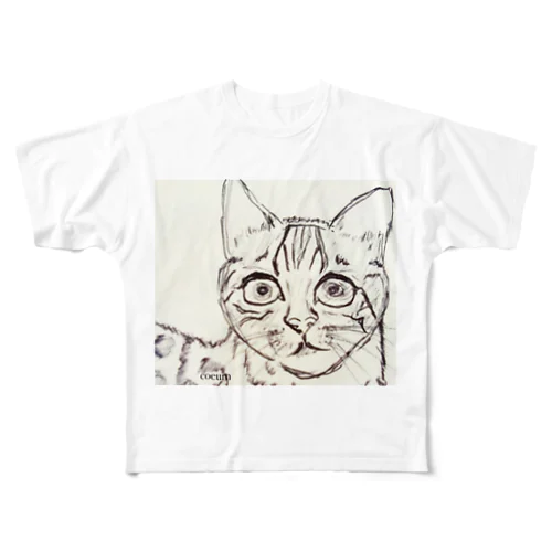 ネコA All-Over Print T-Shirt