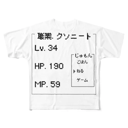 N E E T フルグラフィックTシャツ