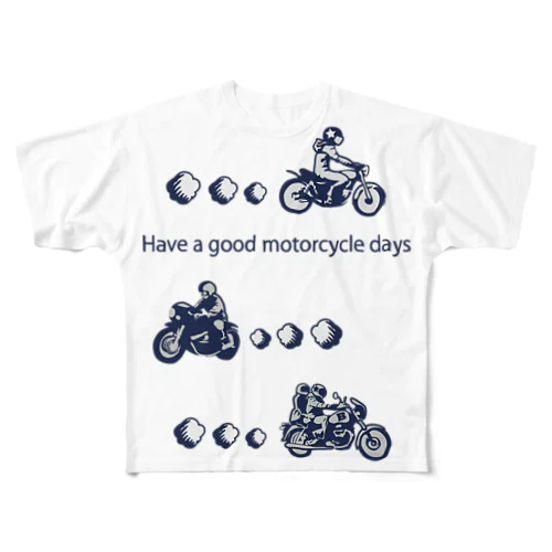 モーターサイクル日記(NB) All-Over Print T-Shirt