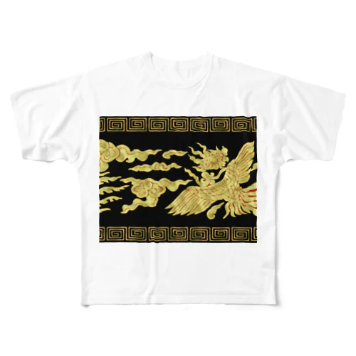 金の舞 All-Over Print T-Shirt