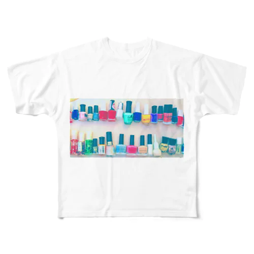 ネイル All-Over Print T-Shirt