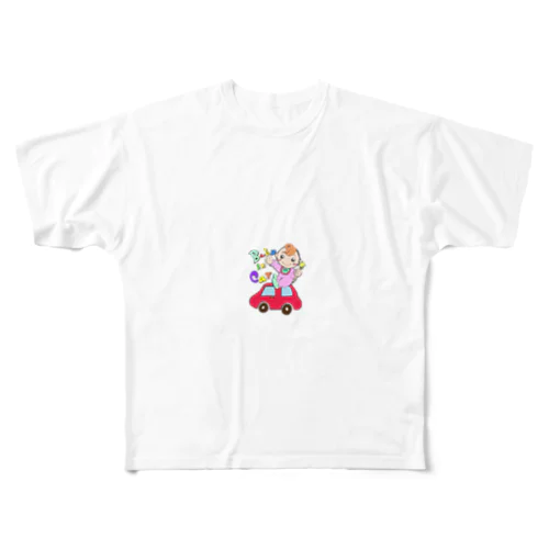 Baby In Car All-Over Print T-Shirt