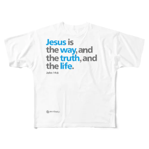 Jesus Is フルグラフィックTシャツ