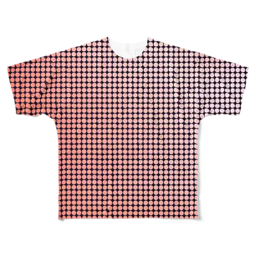 お尻ドット All-Over Print T-Shirt