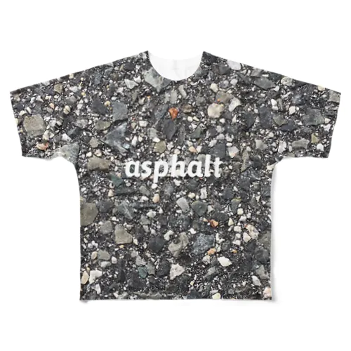 asphaltは硬い フルグラフィックTシャツ