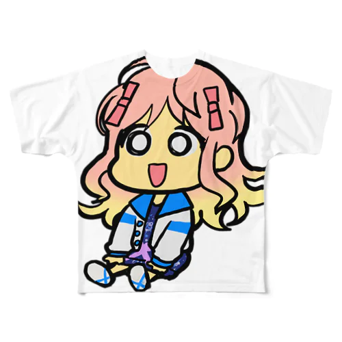 クロスちゃん(ボーッ) フルグラフィックTシャツ