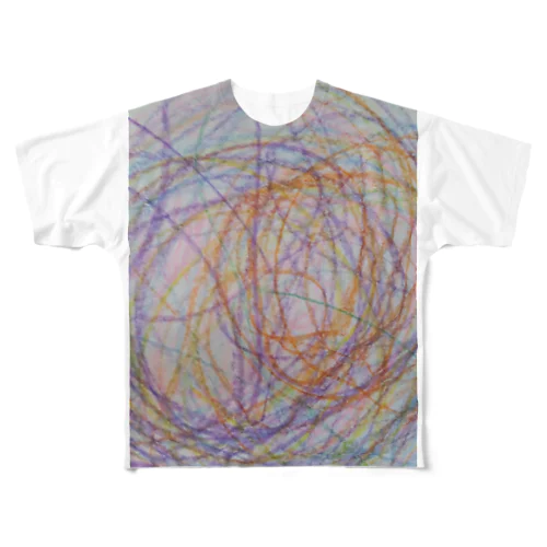 Guruguru color　Mim K NO.1 All-Over Print T-Shirt