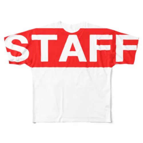 STAFF　ー両面ﾌﾟﾘﾝﾄ All-Over Print T-Shirt