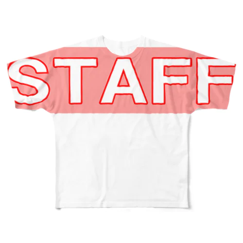 STAFF　ー両面ﾌﾟﾘﾝﾄ All-Over Print T-Shirt