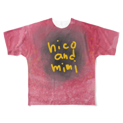 nicoandmimi02 フルグラフィックTシャツ