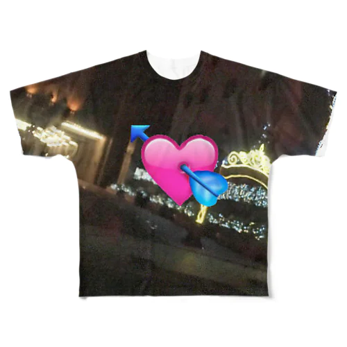 夜の街にときめくぜ All-Over Print T-Shirt