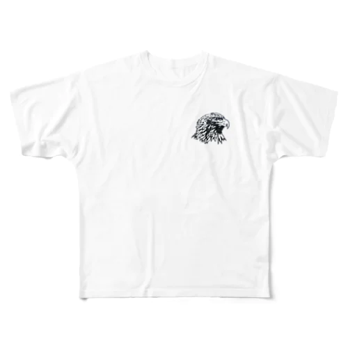 イヌワシ All-Over Print T-Shirt