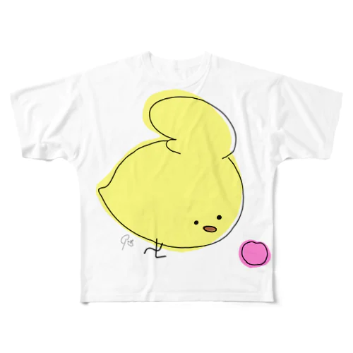 ぴよよ All-Over Print T-Shirt