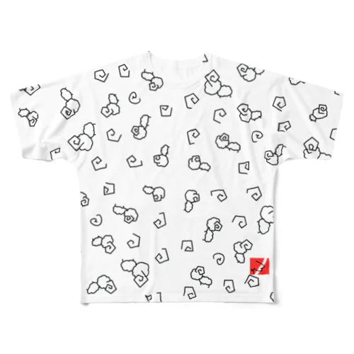 shu3shop フルグラフィックTシャツ