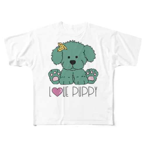 PUPPY All-Over Print T-Shirt