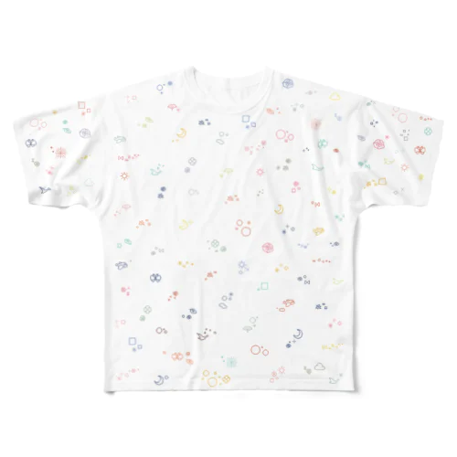 細かいドット絵Tシャツ All-Over Print T-Shirt