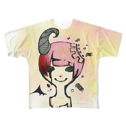 アトモス-Pink- All-Over Print T-Shirt