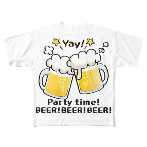 BEER!BEER!BEER! A All-Over Print T-Shirt