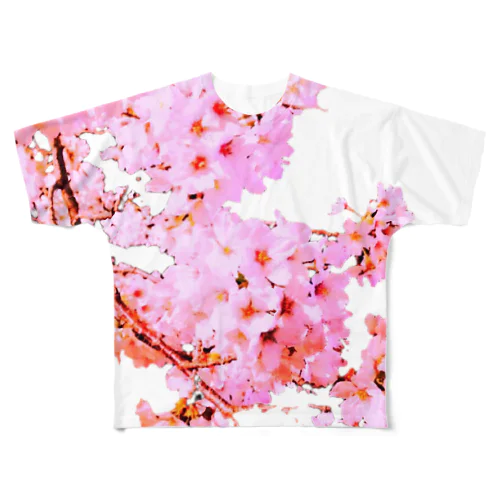 sakuraちゃん All-Over Print T-Shirt