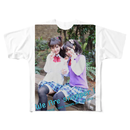 すのっぷ☆ All-Over Print T-Shirt