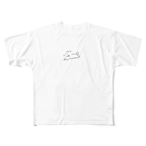 muku_ run All-Over Print T-Shirt