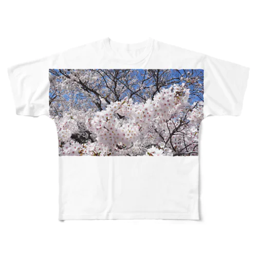 桜2 All-Over Print T-Shirt