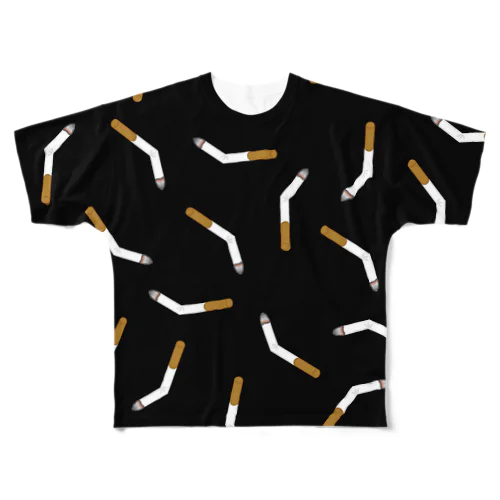 Cigarette All-Over Print T-Shirt