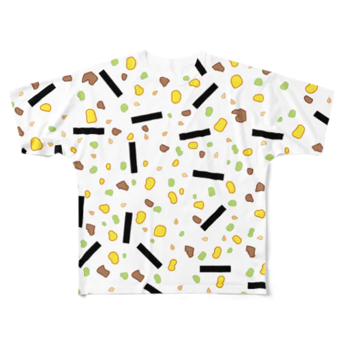 ふりかけ柄 All-Over Print T-Shirt